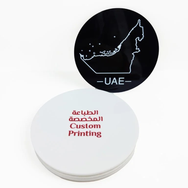Custom Printing Acrylic Coasters – Set of 6 pcs — Custom Printing Acrylic Coasters – Set of 6 pcs — ready-made or custom-branded with your logo, delivered across Dubai & the UAE.