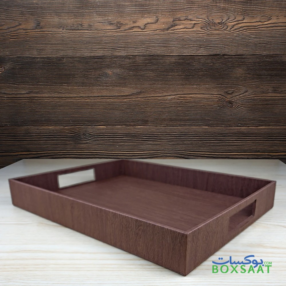 PU Leather Tray – Wooden Texture Leather – Made with MDF Wood — PU Leather Tray – Wooden Texture Leather – Made with MDF Wood — ready-made or custom-branded with your logo, delivered across Dubai & the UAE.