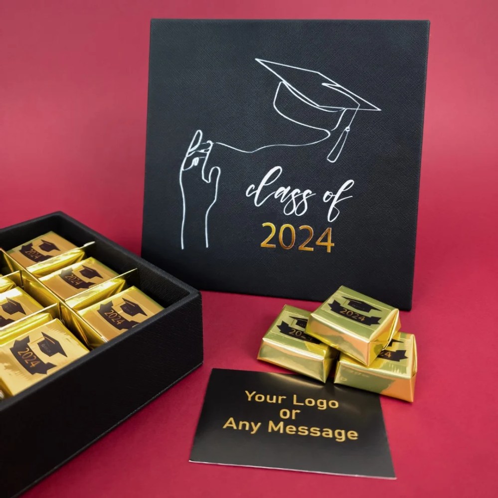 Celebrate Your Achievement – PU Leather & Paper Options – Personalized Graduation Gift Boxes — Celebrate Your Achievement – PU Leather & Paper Options – Personalized Graduation Gift Boxes — ready-made or custom-branded with your logo, delivered across Dub