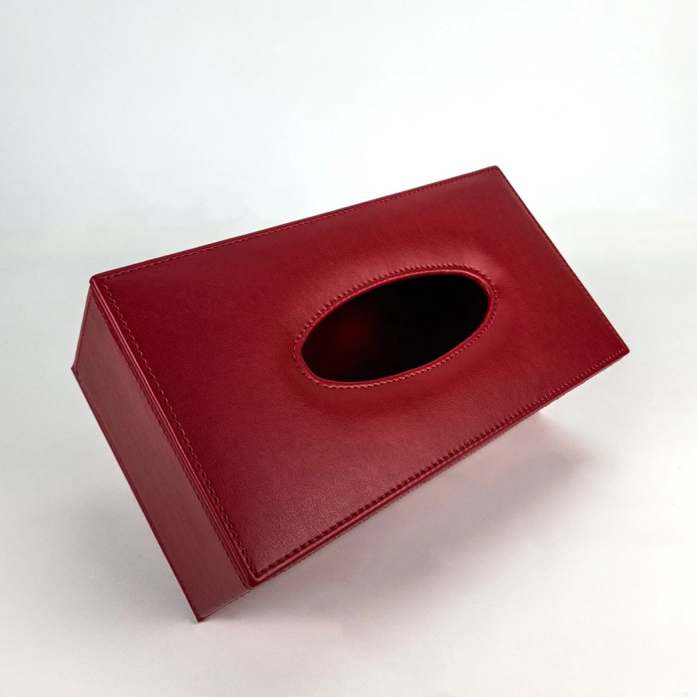 PU Leather Tissue Box With Stitching – 5 Colors — PU Leather Tissue Box With Stitching – 5 Colors — ready-made or custom-branded with your logo, delivered across Dubai & the UAE.