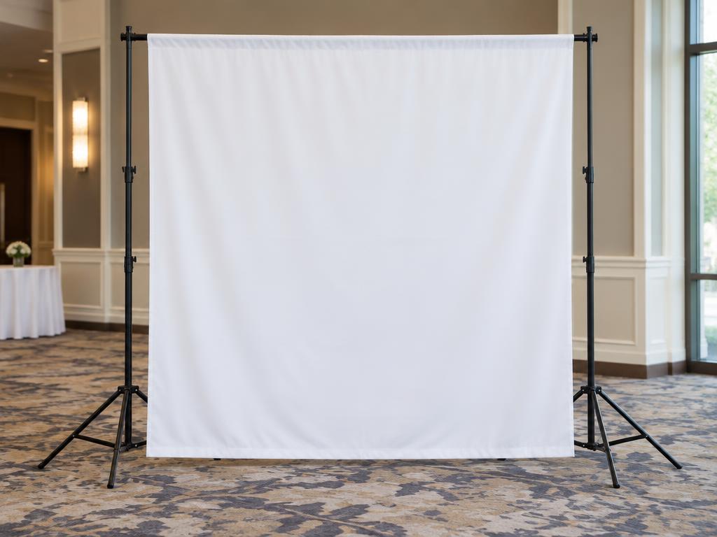 Adjustable Backdrop Stand — Adjustable Backdrop Stand in Dubai — telescopic backdrop frame whose width and height adjust to fit any banner you already own.