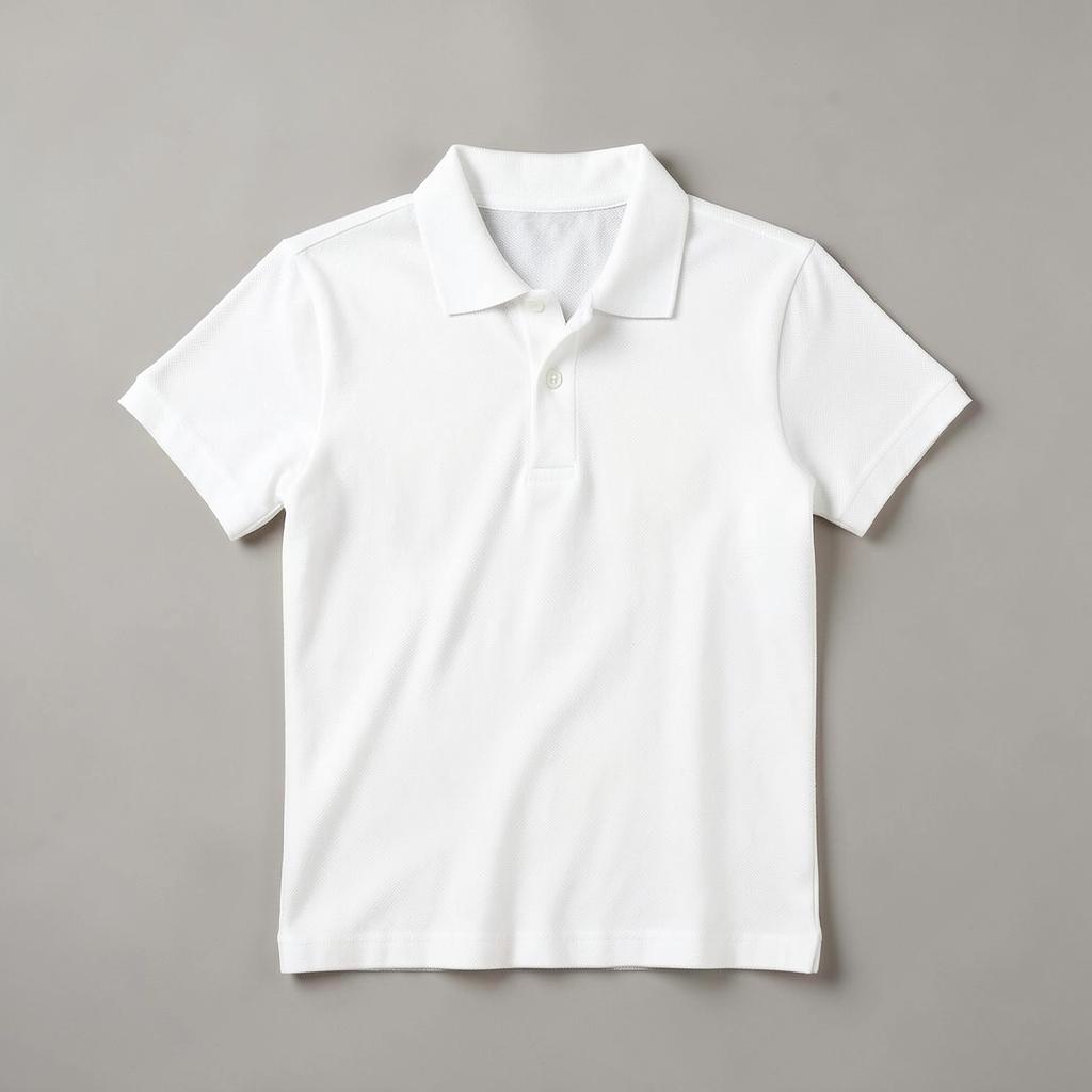 Cotton Pique Polo Shirt printed in Dubai