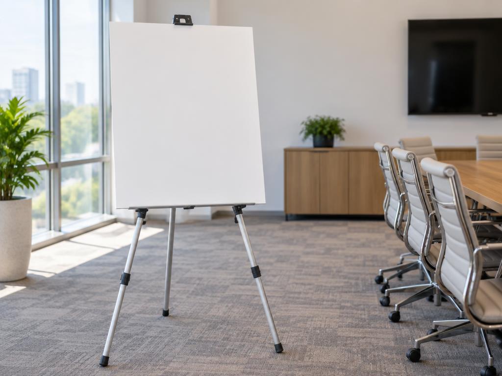 Easel Display Stand — Easel Display Stand in Dubai — adjustable easel that holds foam boards.