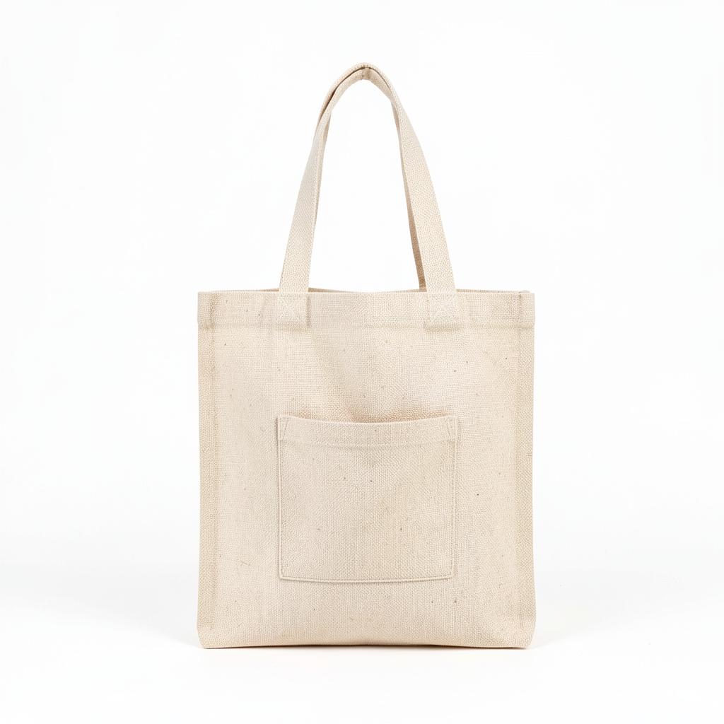 Jute Tote Bag — Jute Tote Bag branded to your artwork — 10oz natural cotton canvas options, screen print and full colour matching, produced in Dubai.
