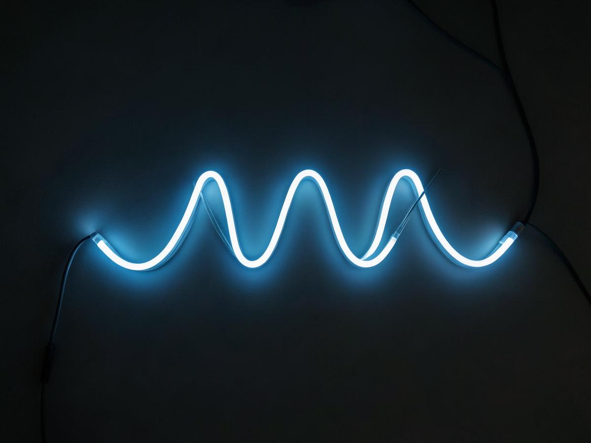 LED Neon Sign — LED Neon Sign branded to your artwork — 440gsm pvc flex banner options, eyelets and hemming and full colour matching, produced in Dubai.