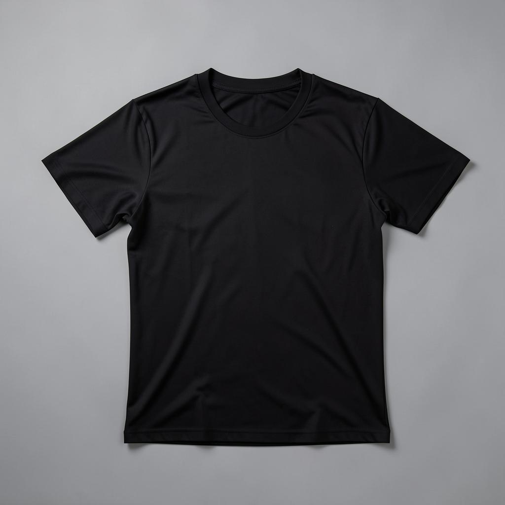 Performance Round Neck T-Shirt — Quick dry round neck tee for sports and events.