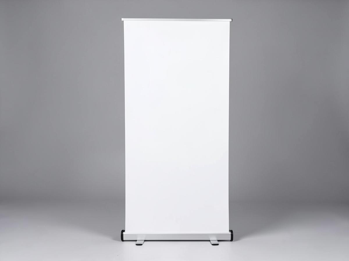 Popup Banner — Popup Banner branded to your artwork — 440gsm pvc flex banner options, retractable aluminium cassette and full colour matching, produced in Dubai.