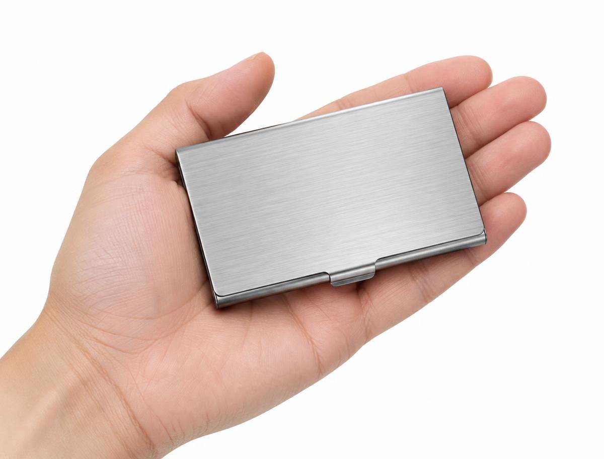 Steel Business Card Holder photo 2